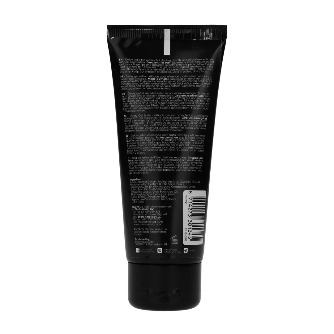 OU200-5 Ouch! by Shots Gel retardante, 100 ml - Imagen 1