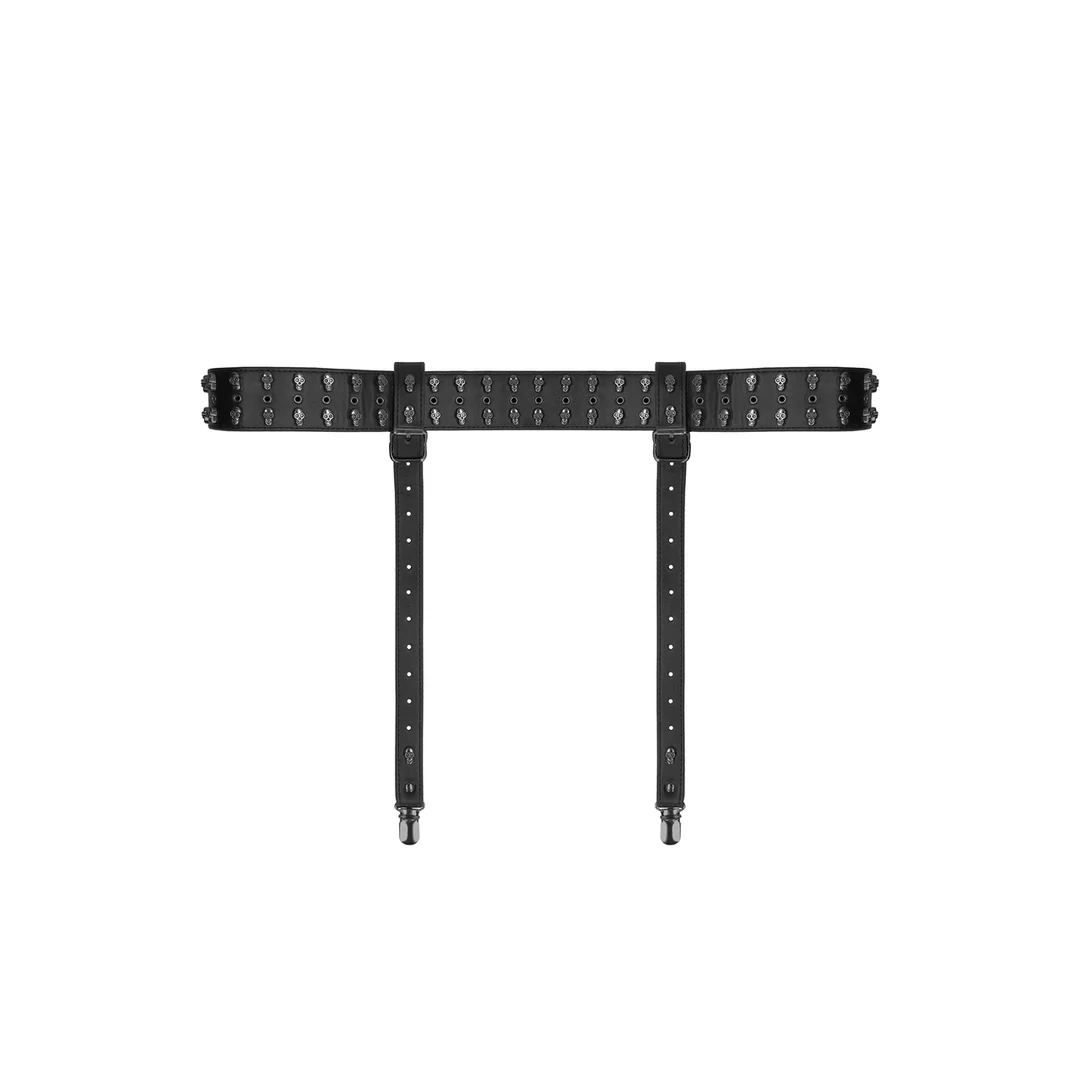 Conjunto de liguero con calaveras y aire atrevido para un look sexy y sensual – TOY - Imagen 6