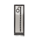 Set Ouch de plug de silicona y anillo para el pene, negro