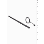 Set Ouch de plug de silicona y anillo para el pene, negro - Imagen 3