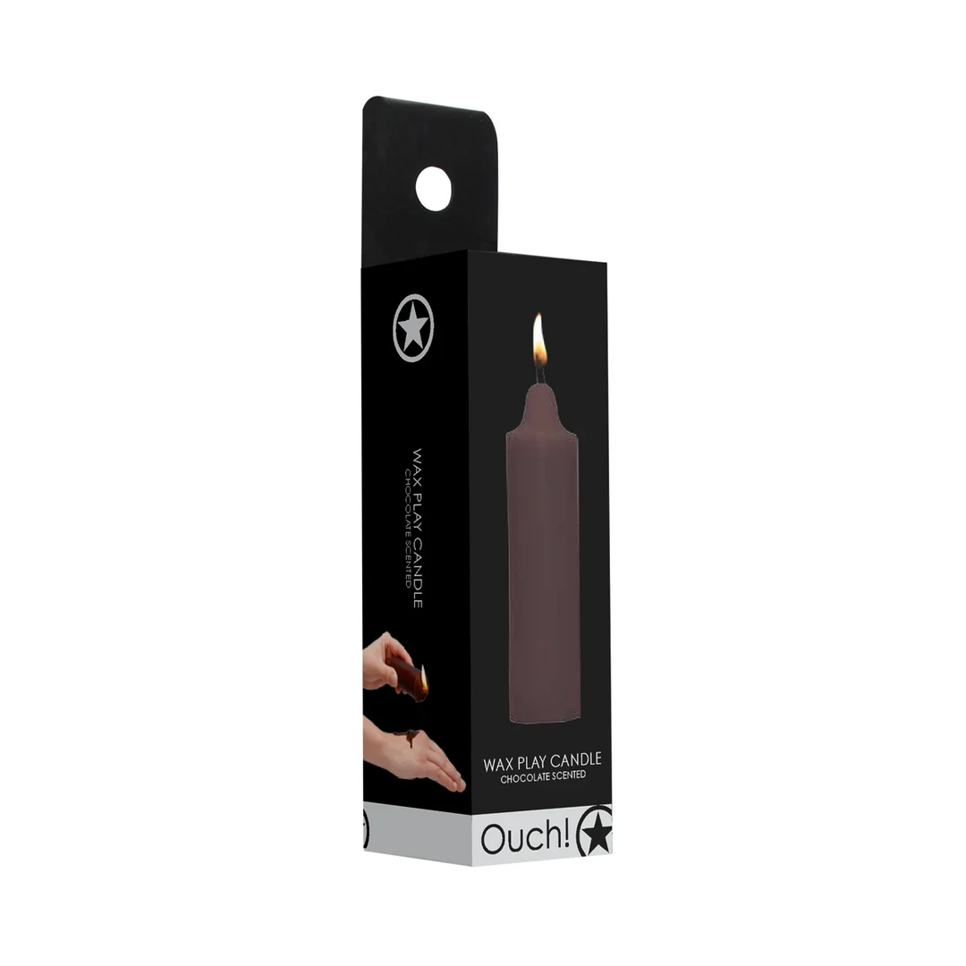 Vela para juegos con cera Ouch! by Shots con aroma a chocolate - Imagen 1