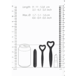 Dilatadores uretrales de forma flexible: set de dilatadores vaginales de silicona - Imagen 5