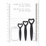 Dilatadores uretrales de forma flexible: set de dilatadores vaginales de silicona - Imagen 6