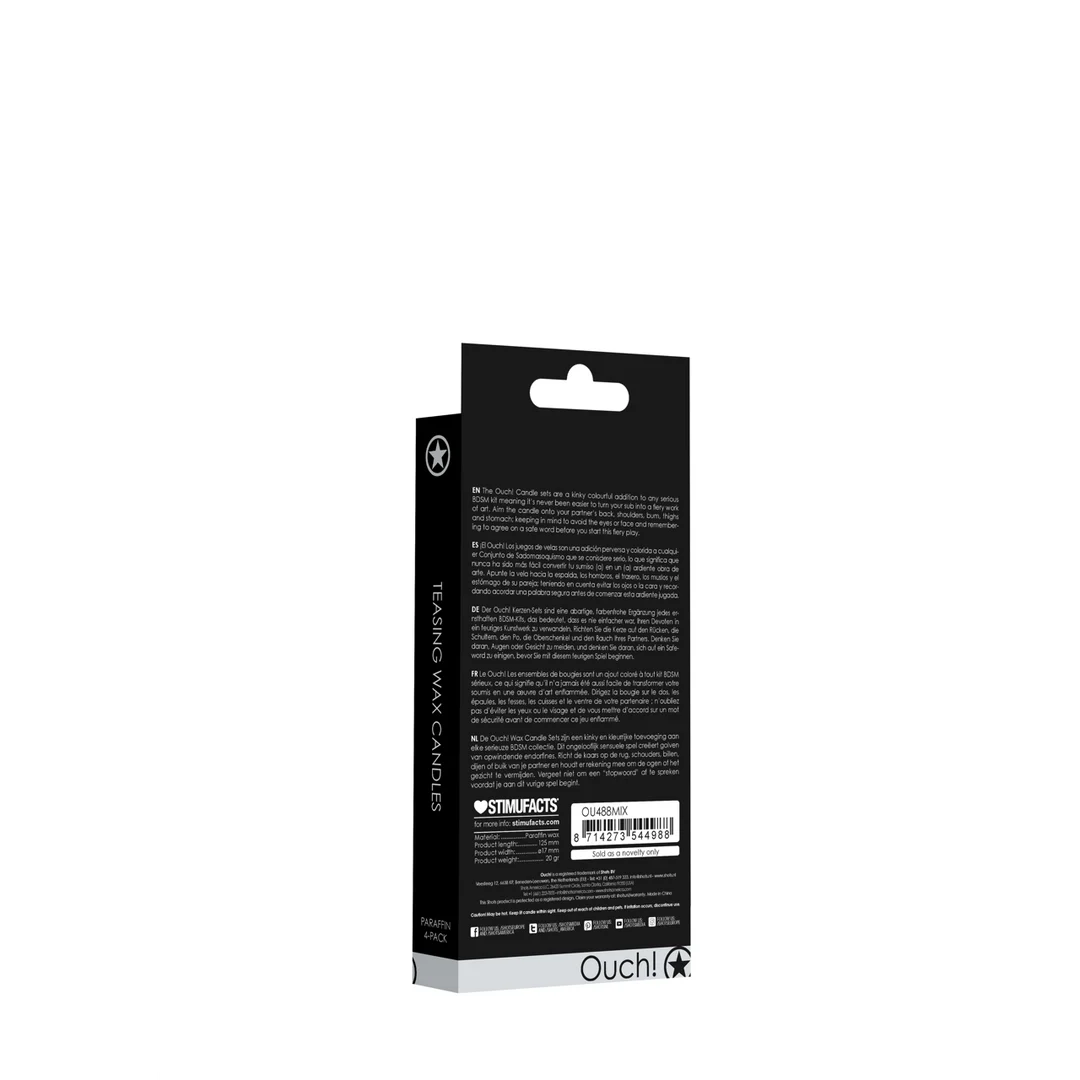 Velas de cera para juego de Ouch!, 4 unidades - Imagen 6