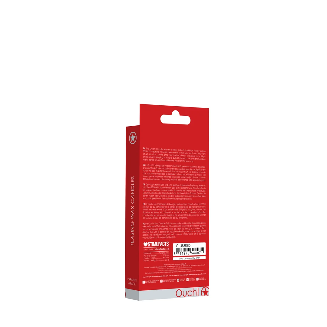 Velas de cera para juego de Ouch!, 4 unidades - Imagen 11
