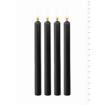 Velas de cera Ouch!, 4 unidades, grandes, negras - Imagen 5