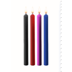 Velas de cera Ouch!, 4 unidades, grandes, negras - Imagen 10
