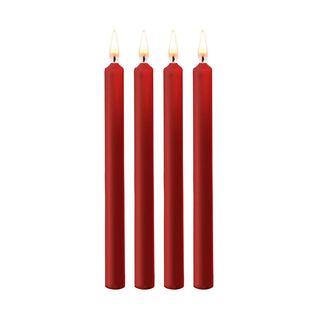 Velas de cera Ouch!, 4 unidades, grandes, negras - Imagen 15