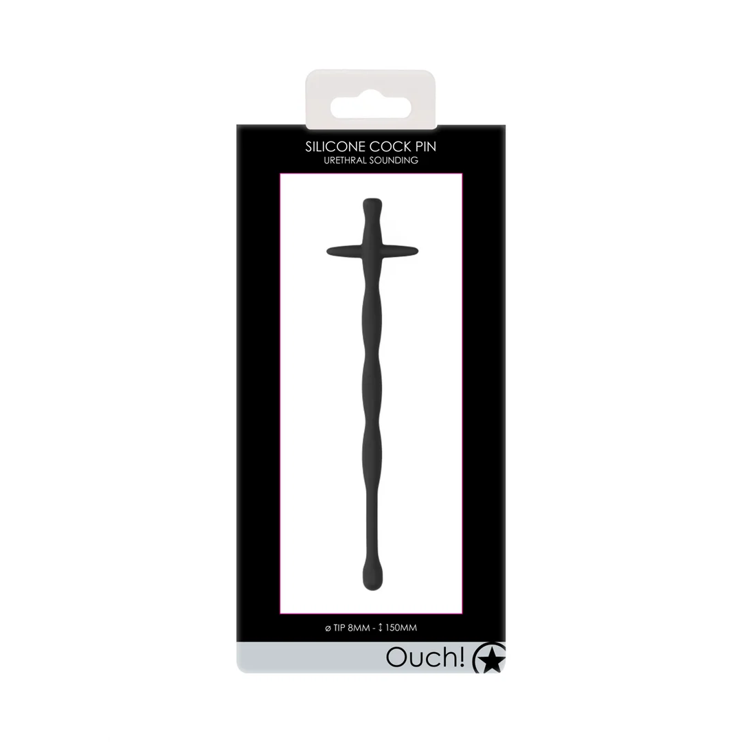 Ouch! Silicone Cock Pin, sonda uretral - Imagen 1