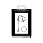Plug para el pene con anillo en O – 0.4 / 10 mm