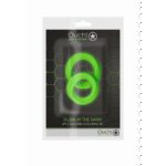 Set de anillos para el pene Ouch! que brillan en la oscuridad