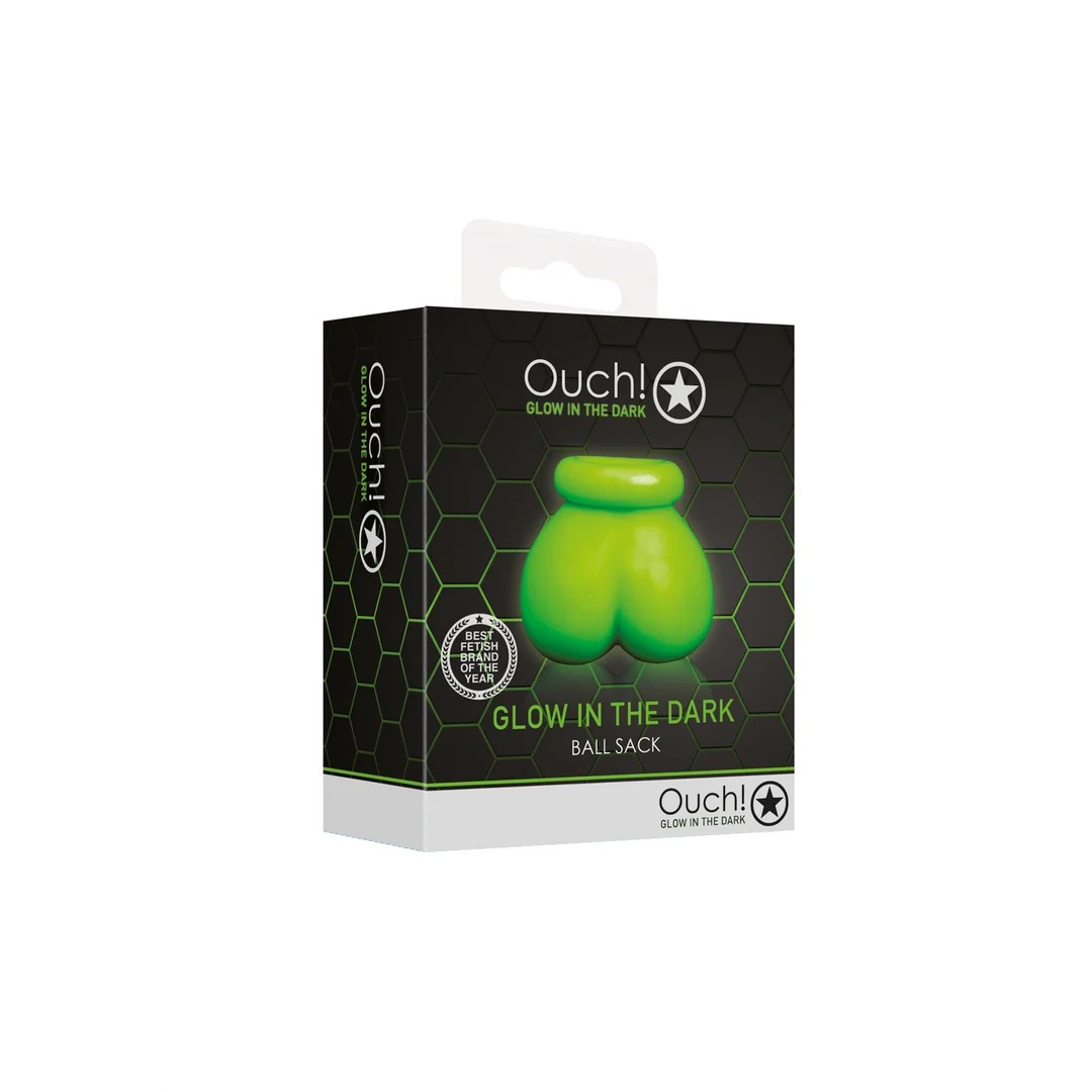 OU735GLO-2 Estirador de testículos que brilla en la oscuridad – Glow in the Dark - Imagen 1