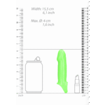 Funda para pene Ouch! Glow in the Dark - Imagen 4