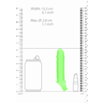 Ouch! Funda para el pene Glow in the Dark - Imagen 4