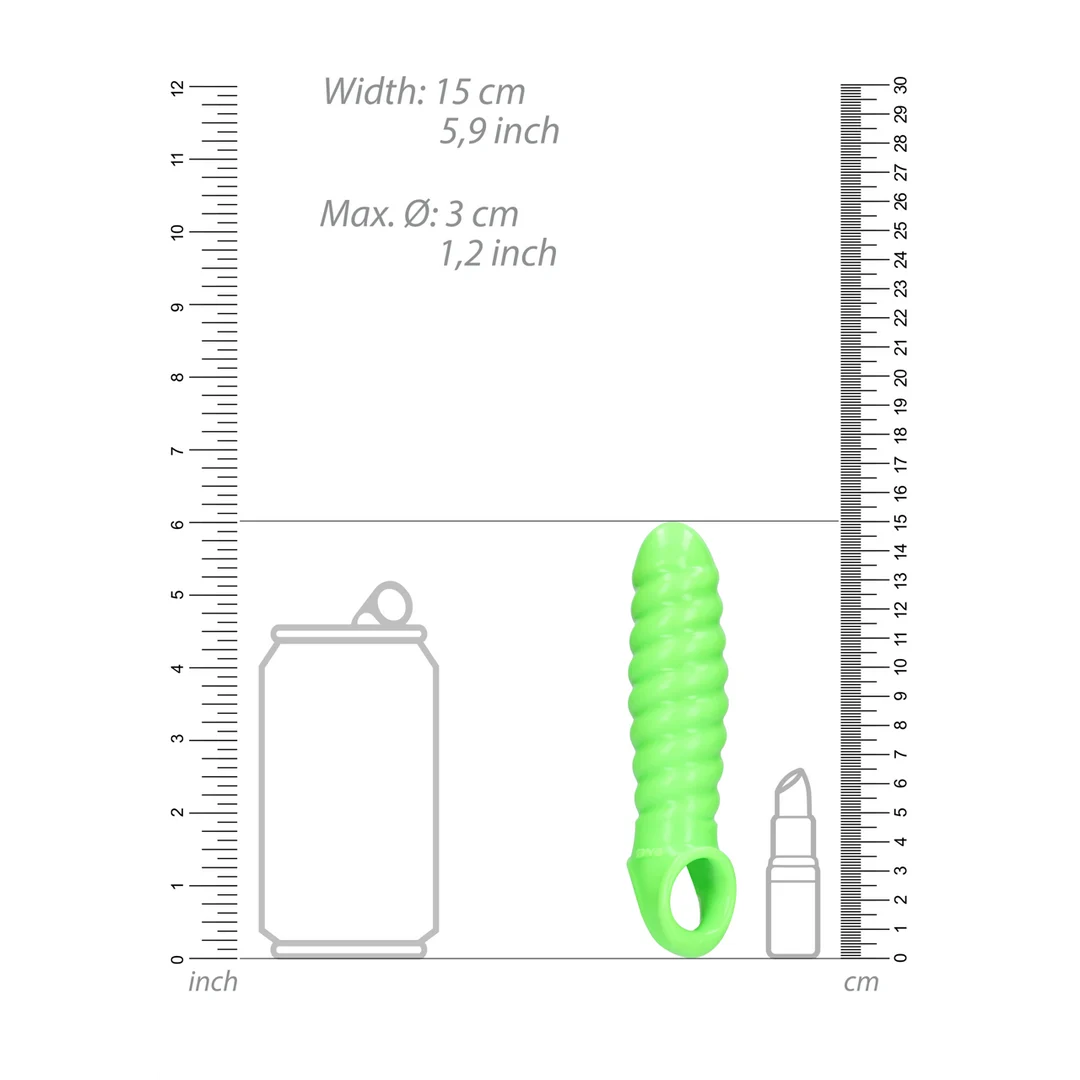 Funda para pene con efecto luminoso en la oscuridad – Glow in the Dark - Imagen 4