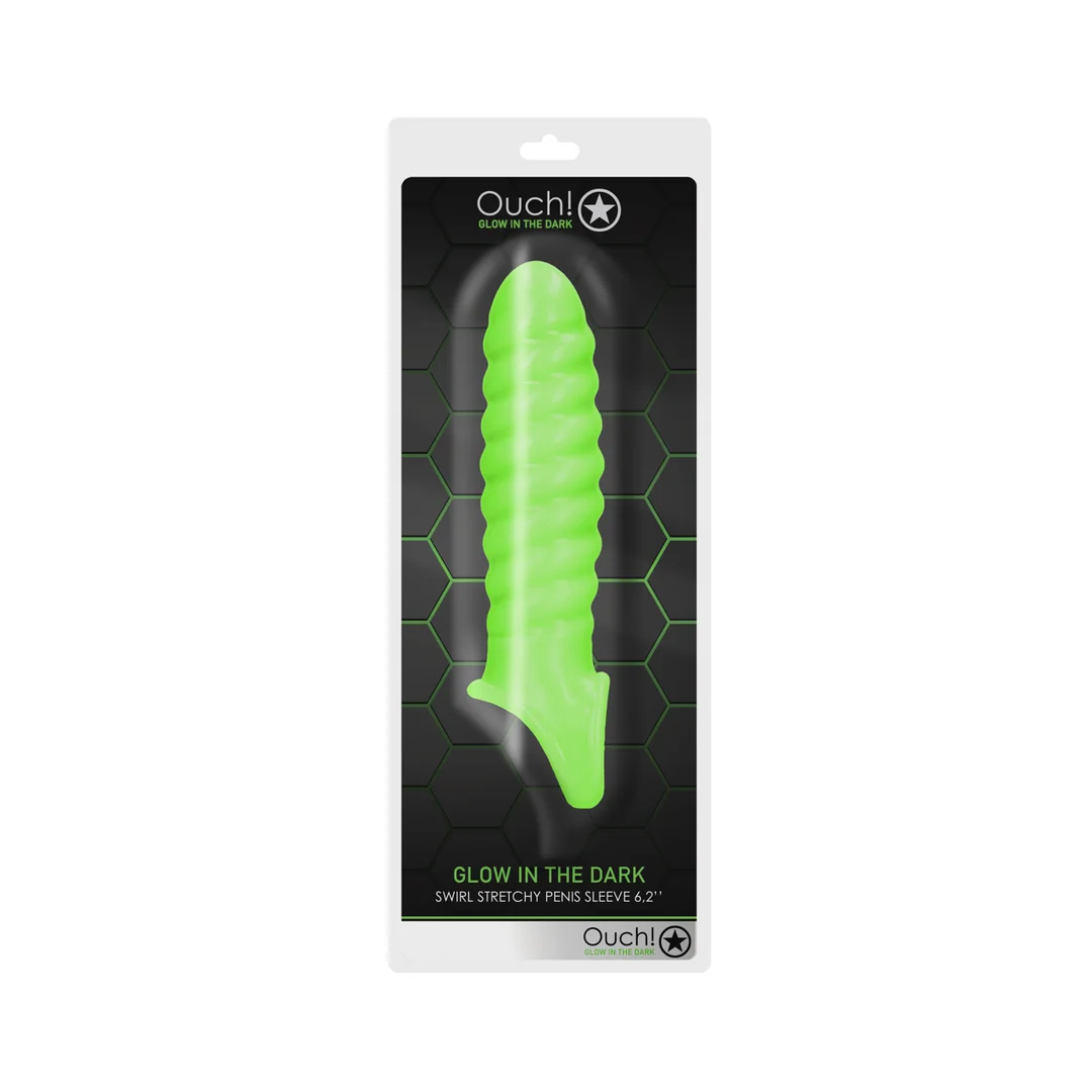 Funda para pene con efecto luminoso en la oscuridad – Glow in the Dark - Imagen 1