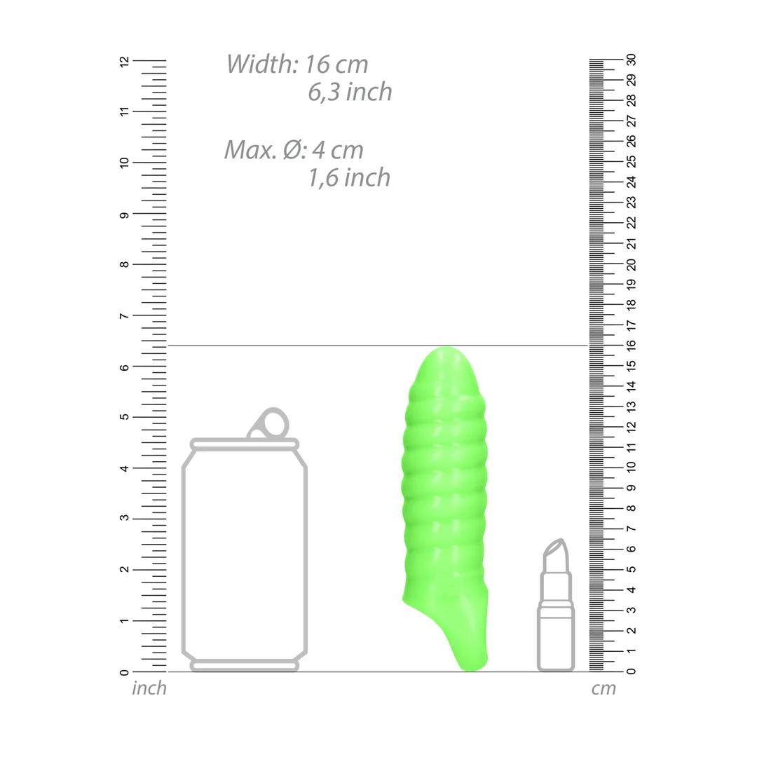 Ouch! Swirl funda para pene Glow in the Dark - Imagen 4