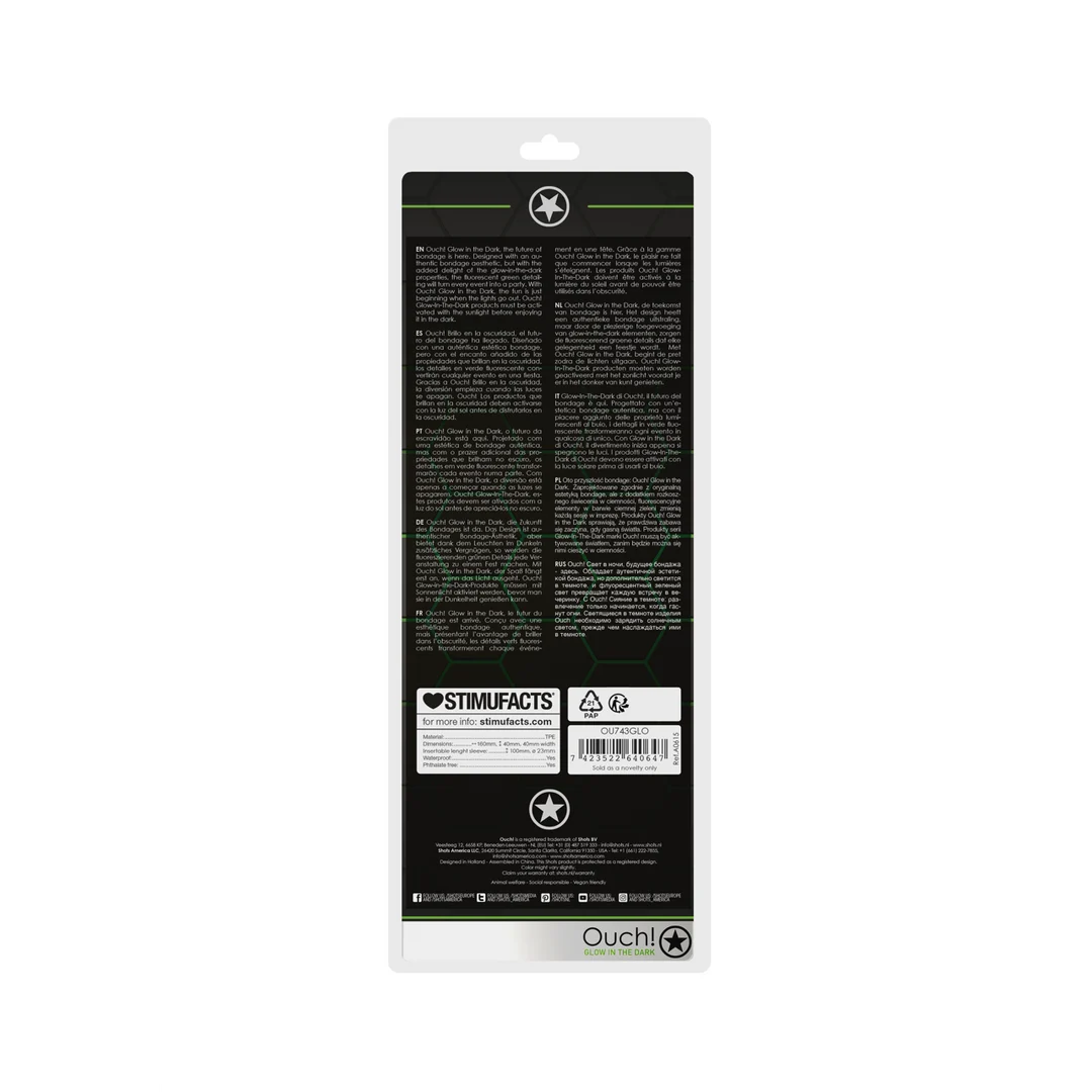 Ouch! Swirl funda para pene Glow in the Dark - Imagen 2