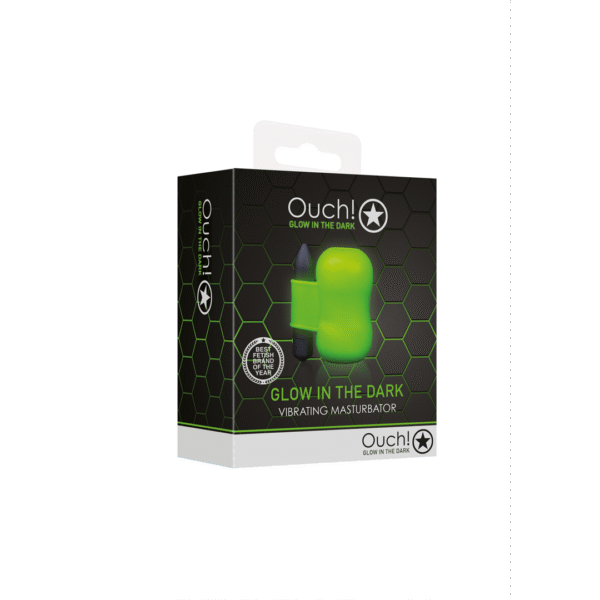 Ouch! Masturbador vibrador Glow in the Dark