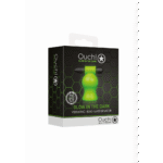 Masturbadora vibradora Ouch! Glow in the Dark con forma de cabeza