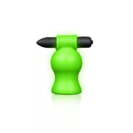 Masturbadora vibradora Ouch! Glow in the Dark con forma de cabeza - Imagen 3