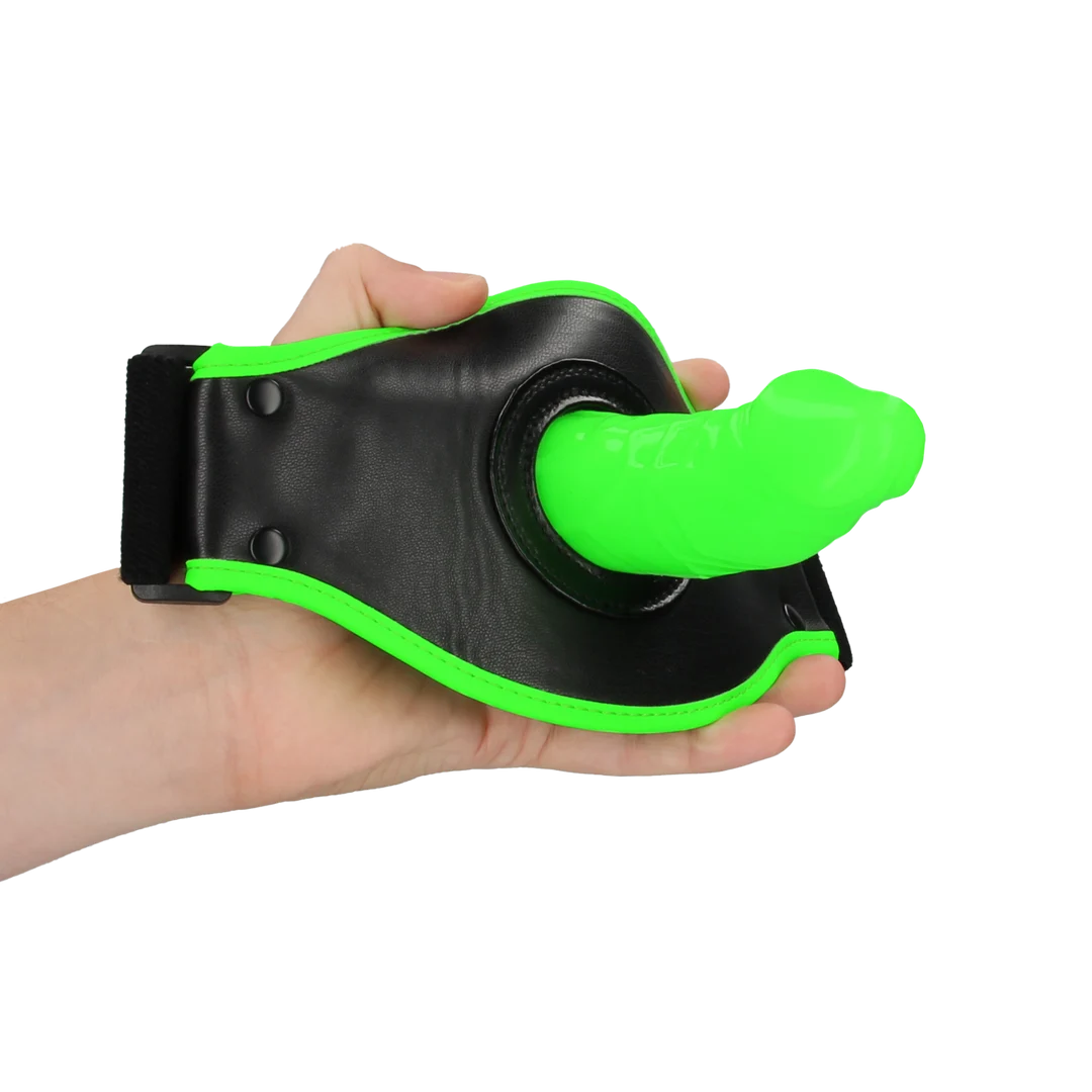 Arnés strap on con banda ajustable · Glow in the Dark - Imagen 4