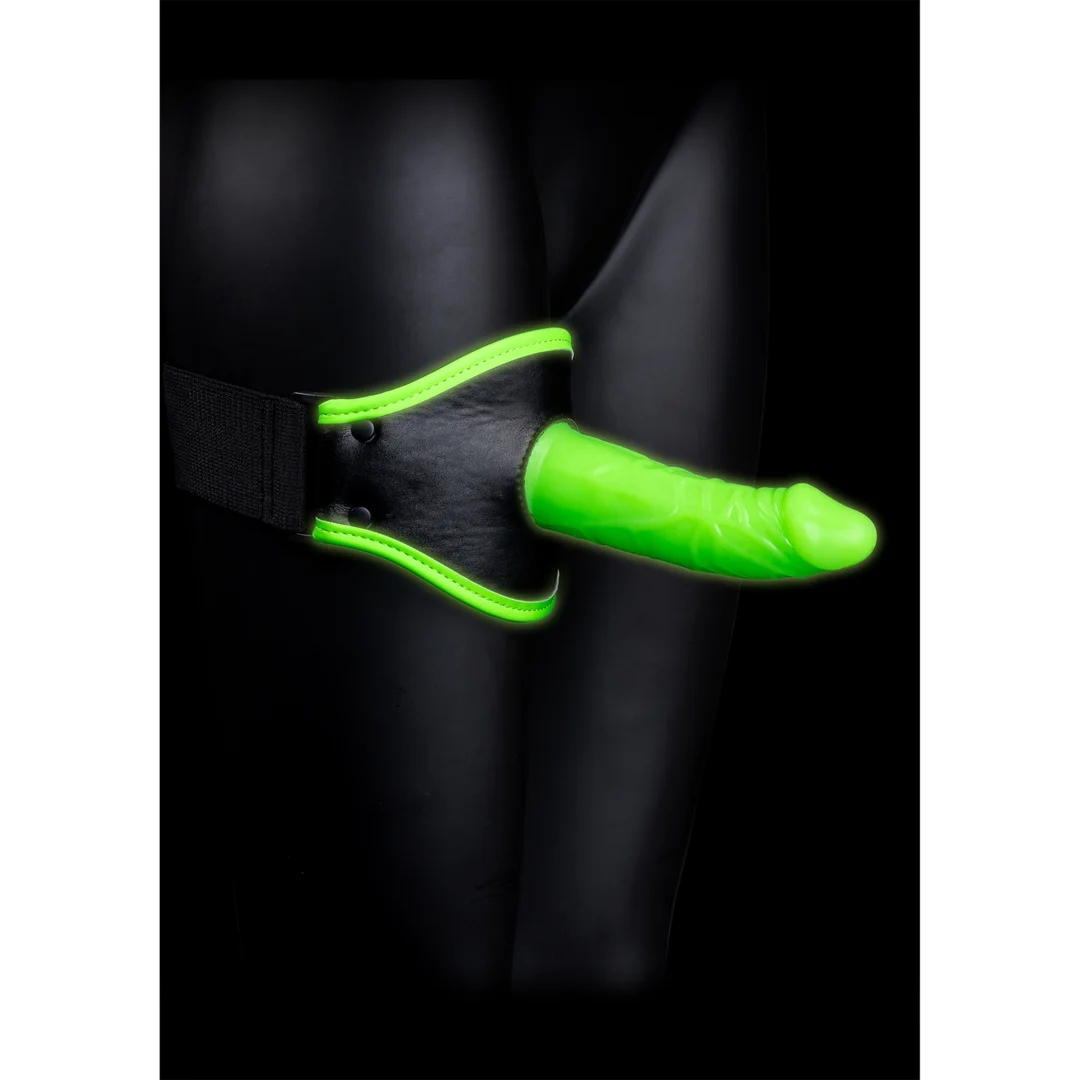 Arnés strap on con banda ajustable · Glow in the Dark - Imagen 5