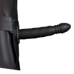 Ouch! Twisted Hollow Strap On 20 cm negro - Imagen 3