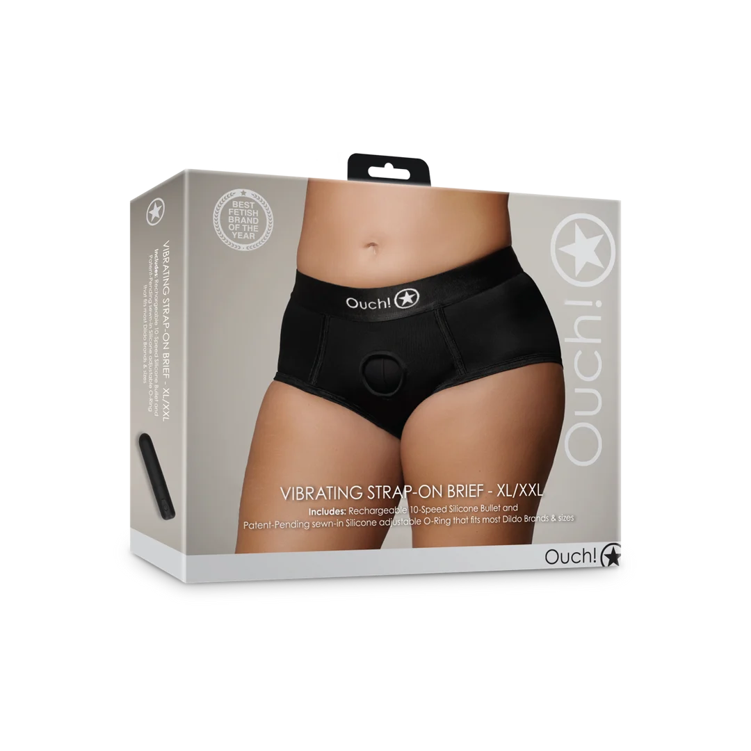 Vibrador bala con 10 modos – Calzoncillo vibrador tipo arnés Ouch! by Shots - Imagen 7