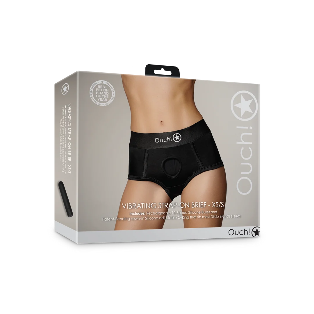 Vibrador bala con 10 modos – Calzoncillo vibrador tipo arnés Ouch! by Shots - Imagen 13