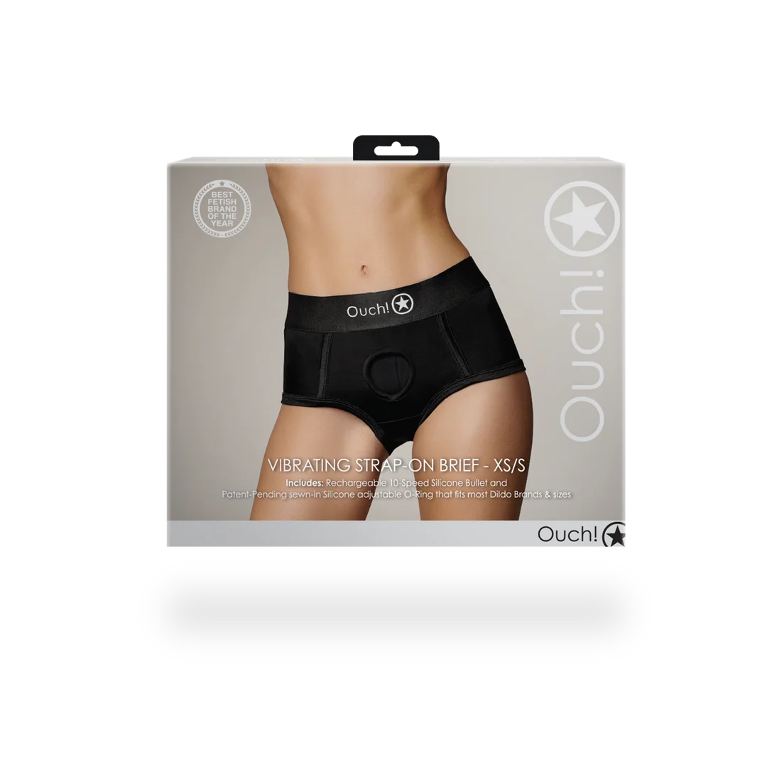Vibrador bala con 10 modos – Calzoncillo vibrador tipo arnés Ouch! by Shots - Imagen 14