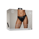 Vibrador tipo bala con 10 modos – Tanga con arnés Ouch! by Shots