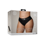 Vibrador tipo bala con 10 modos – Tanga con arnés Ouch! by Shots - Imagen 7