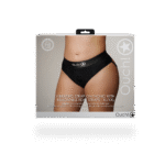 Vibrador tipo bala con 10 modos – Tanga con arnés Ouch! by Shots - Imagen 8