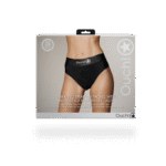 Vibrador tipo bala con 10 modos – Tanga con arnés Ouch! by Shots - Imagen 14