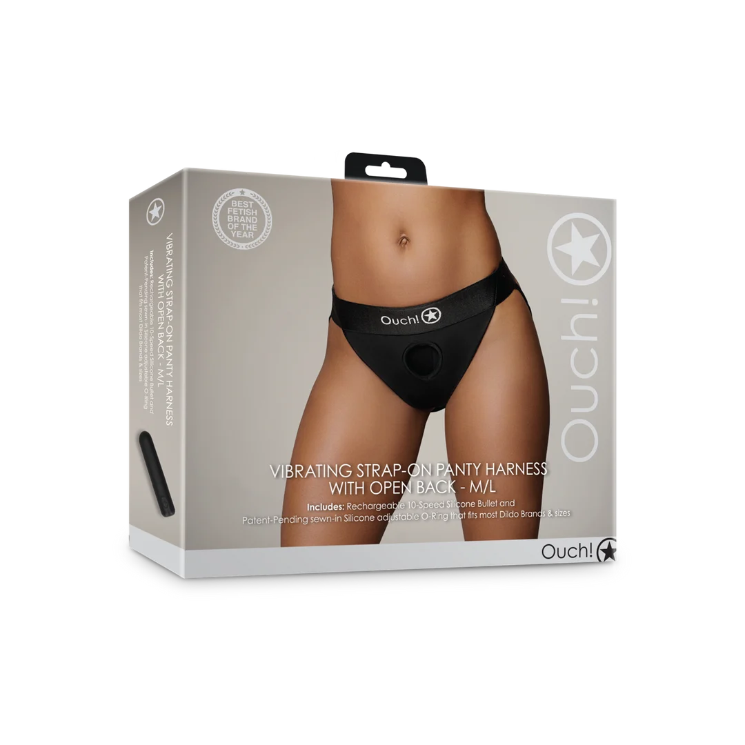 Vibrador de bala con 10 modos – Negro Ouch! by Shots - Imagen 1