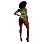 Body verde neón con escote griego - Imagen 2