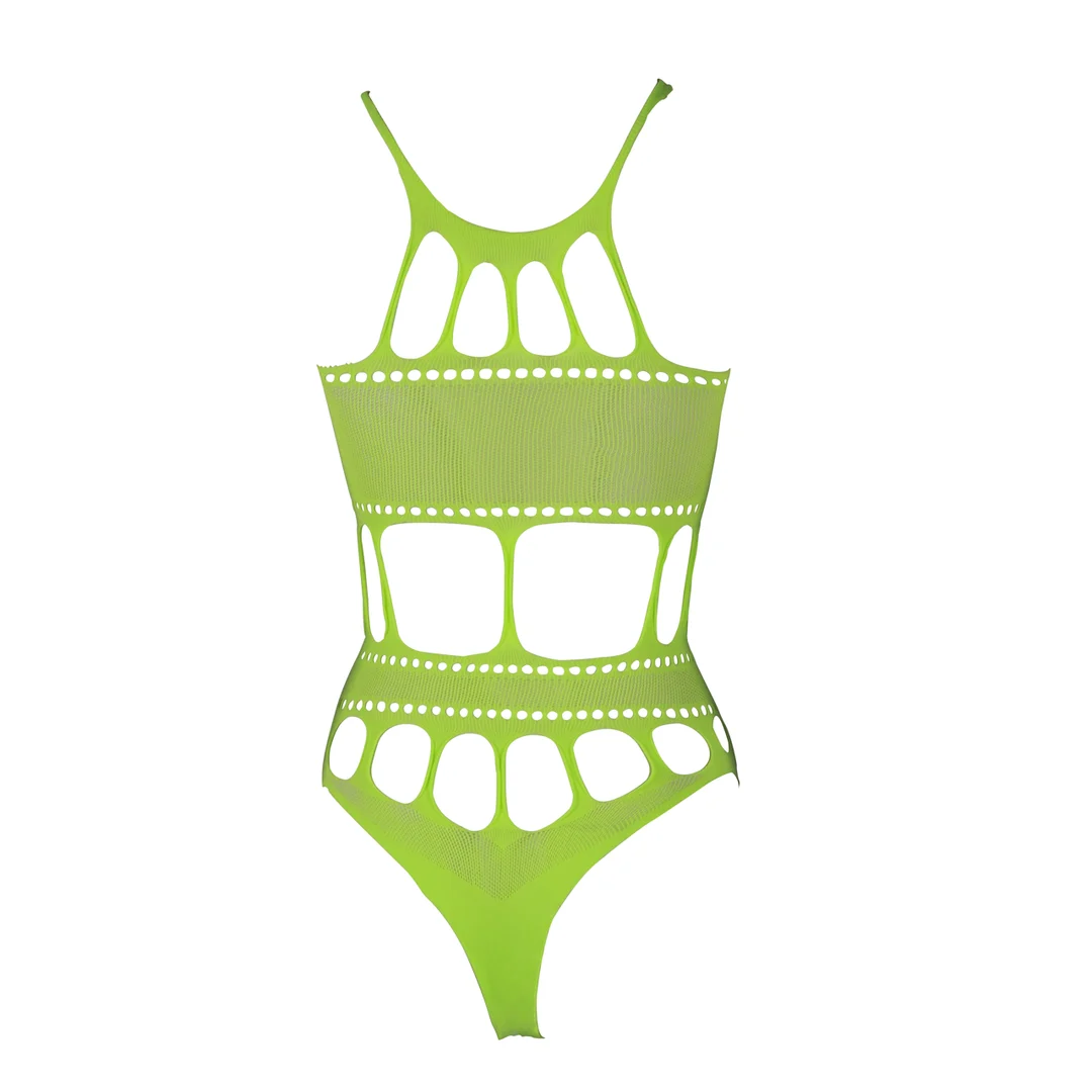Body verde neón con escote griego - Imagen 12