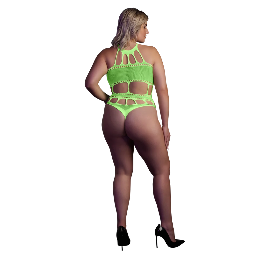 Body verde neón con escote griego - Imagen 8