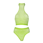 Conjunto verde neón de cuello alto con braga - Imagen 5