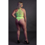 Conjunto verde neón de cuello alto con braga - Imagen 10