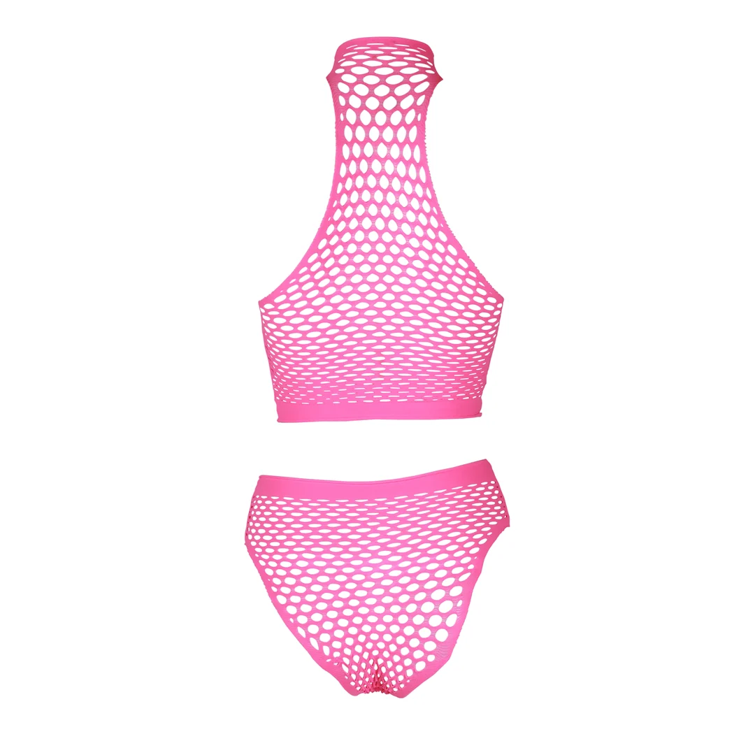 Conjunto verde neón de cuello alto con braga - Imagen 18