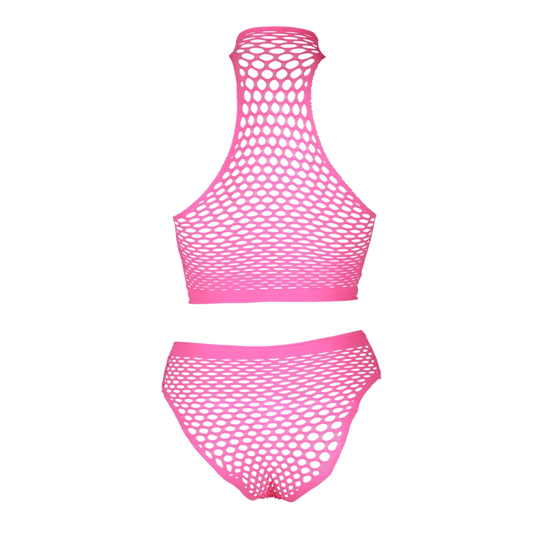 Conjunto verde neón de cuello alto con braga - Imagen 24