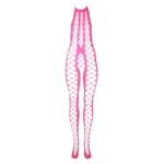Body de rejilla rosa neón con cuello halter - Imagen 5