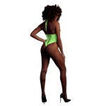 Body verde neón de corte alto - Imagen 2
