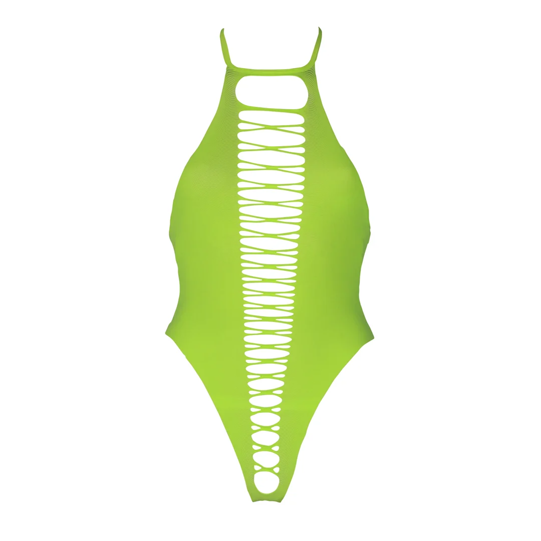 Body verde neón de corte alto - Imagen 11