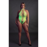 Body verde neón de corte alto - Imagen 9