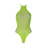 Body rosa neón con cuello halter - Imagen 11