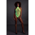 Body rosa neón con cuello halter - Imagen 9
