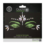 Ouch! Pegatinas joya para el cuerpo Glow in the dark para el rostro